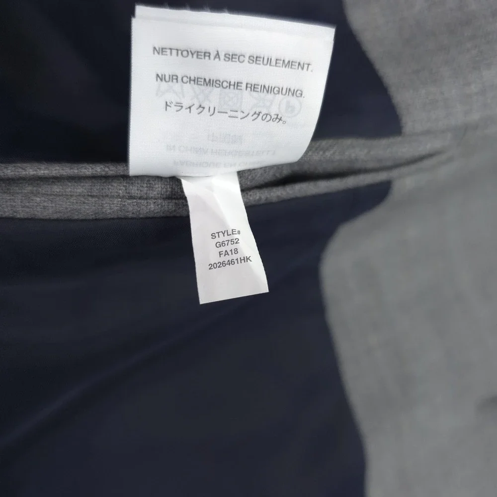 J Crew Blazer Mens 36 Short Gray Wool Thompson Classic Fit Suit Jacket Preppy